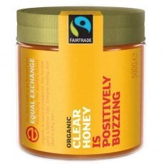 Equal Exchange Organic Fairtrade Raw Clear Honey 500g