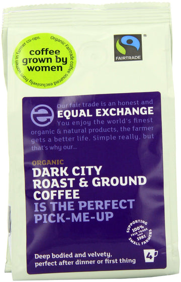 Equal Exchange Organic & Fair Trade Dark Roast & Ground Coffee 227g