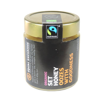 Equal Exchange Organic Fairtrade Raw Set Honey 500g