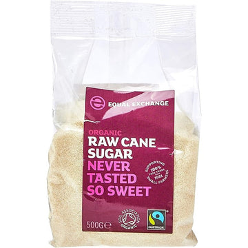 Equal Exchange Organic and Fairtrade Raw Cane Sugar 500g