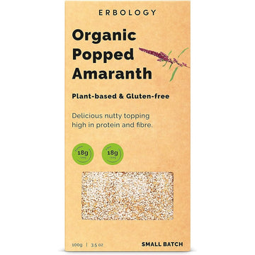 Erbology Organic Amaranth Pops 100g