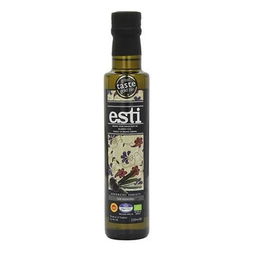 Esti Greek Organic Extra Virgin Olive Oil 250ml Glass Bottle