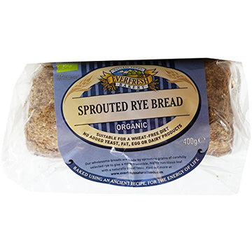 Everfresh Natural Foods Organic Sprouted Rye Bread    400g
