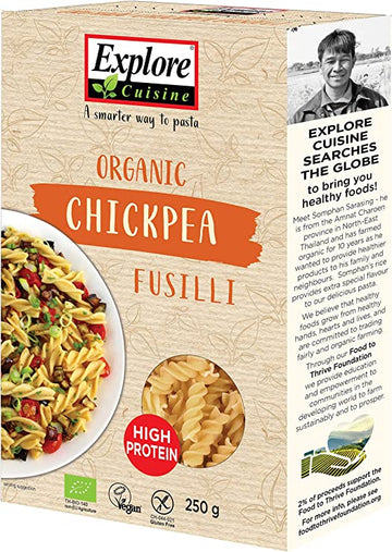 Explore Cuisine Organic Chickpea Fusilli 250g