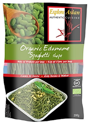 ExploreCuisine Edamame Bean Spaghetti Shape 200g - 6 Pack