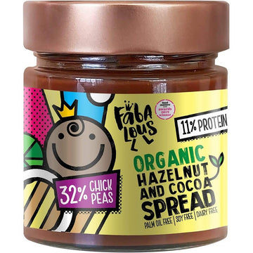 Fabalous Fabalous Organic Hazelnut & Cocoa Chickpea Spread 200g