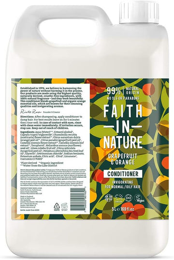 Faith in Nature Grapefruit & Orange Conditioner 5Ltr