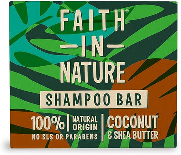 Faith in Nature Shampoo Bar Coconut & Shea Butter 85gm