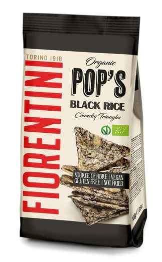 Fiorentini Organic POPS Black Rice Crisp 80g  - 2 Pack