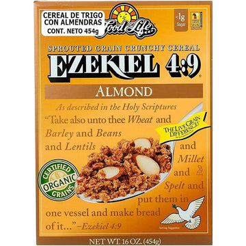 Food For Life Ezekiel Sprouted Whole Grain Cereal Almond 454g