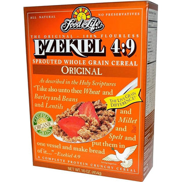 Food For Life Ezekiel Sprouted Whole Grain Cereal Original 454g