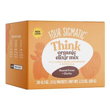 FOUR SIGMATI Foursigmatic Organic Lions mane Mushroom elixir 4x60g - 4 Pack