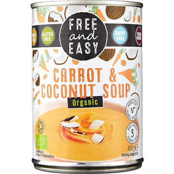 Free & Easy Organic Carrot and Coconut 400g