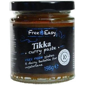 Free & Easy Gluten Free Tikka Curry Paste 198g