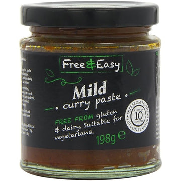 Free & Easy Gluten Free Mild Curry Paste - 190g