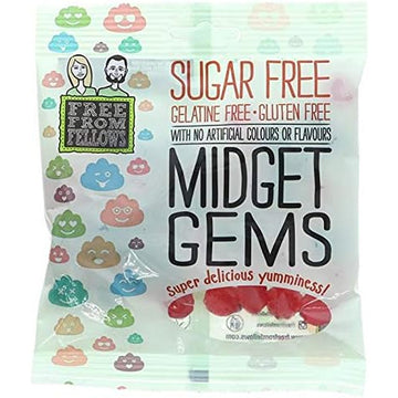 Free From Fellows Midget Gems 100g - 10 Pack