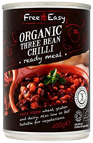 Free & Easy Organic Three Bean Chilli 400g