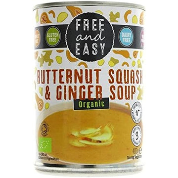Free & Easy Organic Butternut Squash & Ginger Soup 400g