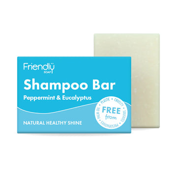 Friendly Soap Shampoo Bar - Peppermint & Eucalyptus 95g