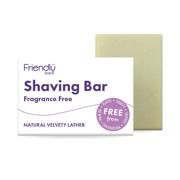 Friendly Soap Shaving Bar - Fragrance-free 95g