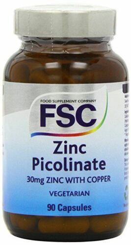 FSC Zinc Picolinate 30mg 90 Veg Capsules