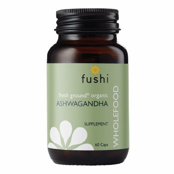 Fushi Wellbeing Ashwagandha Capsules Organic 60 Veg Caps