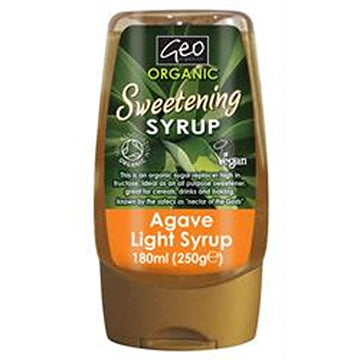Georganics Syrup - Organic Sweetened Light Agave Syrup 250g