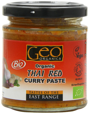 Georganics Pastes - Organic Thai Red Curry Paste 180g - 2 Pack