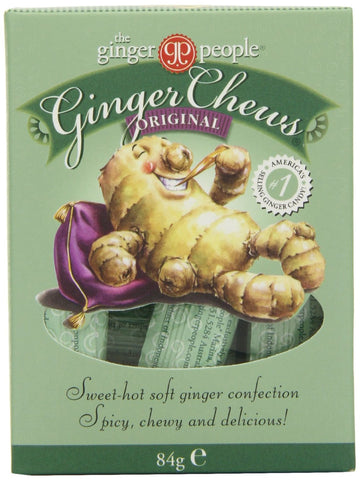 The Ginger People Gin Gins Original Ginger Chews 84g - 2 Pack