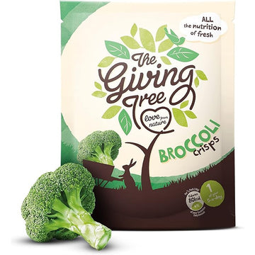 Giving Tree Snacks Vacuum Fried Broccoli Crisps 18g - 12 Pack