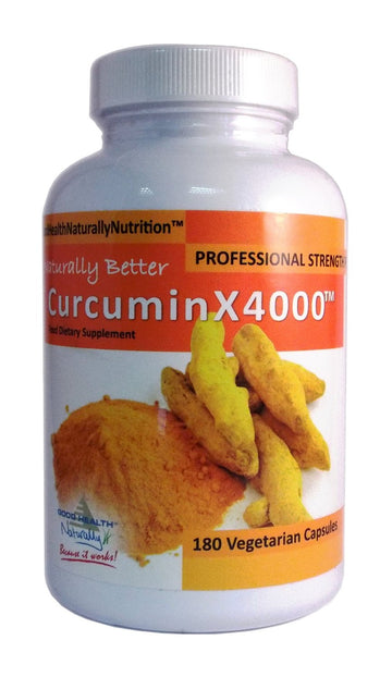Good Health Naturally Curcumin X4000 180 Caps, Fenugreek Seed Extract