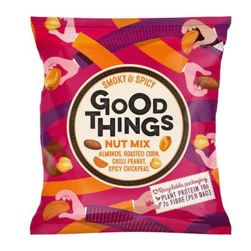 Good Things Smoky & Spicy Nut Mix 100g  - 12 Pack