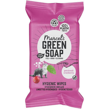 Marcels Green Soap Marcels Cleaning Wipes Patchouli & Cranberry