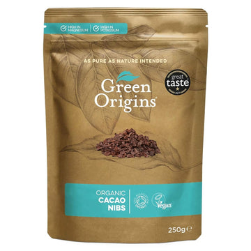 Green Origins Organic Cacao Nibs Raw 250g