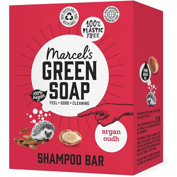 Marcels Green Soap Marcels Shampoo Bar Argan&Oudh 90g