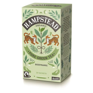Hampstead Tea Hampstead Tea Organic Demeter Fairtrade Green Tea 20 Bag - 4 Pack