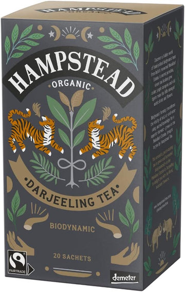 Hampstead Tea Organic Demeter and Fairtrade Darjeeling Tea 20 Bag
