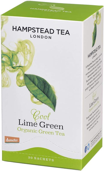 Hampstead Tea Organic Biodynamic Lemon Green Tea 20 Bag