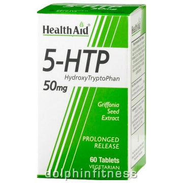 HealthAid 5-HTP 50mg - Prolonged Release - 60 Tablets