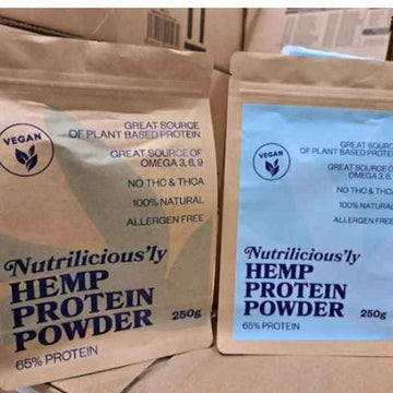 Healthfulliciously 65% Hemp Based Protein Powder 250g