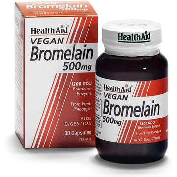 HealthAid Bromelain 500mg - 30 Vegicaps