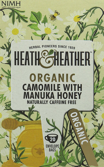Heath And Heather Organic Camomile & Manuka Honey 20 bag