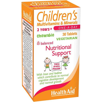 HealthAid Children's MultiVit + Minerals - 30 Tablets