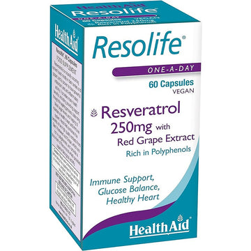 HealthAid Resolife (Resveratrol 250mg) Capsules 60's