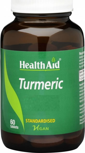 HealthAid Turmeric (Curcumin) 750mg Equivalent - 60 Tablets