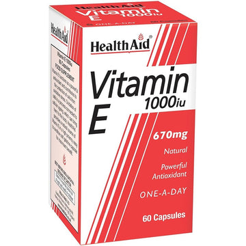 HealthAid Vitamin E 1000iu Natural Capsules 60's