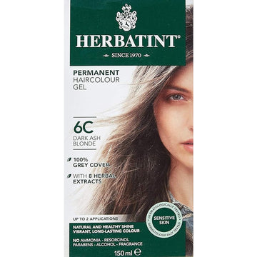 Herbatint Dark Ash Blonde Hair Colour 6C 150ml