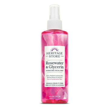 HERITAGE STO Rosewater w/Glycerin 236ml