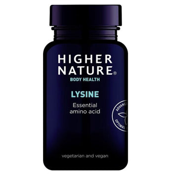 Higher Nature Lysine 500mg 90 Tablets - 2 Pack