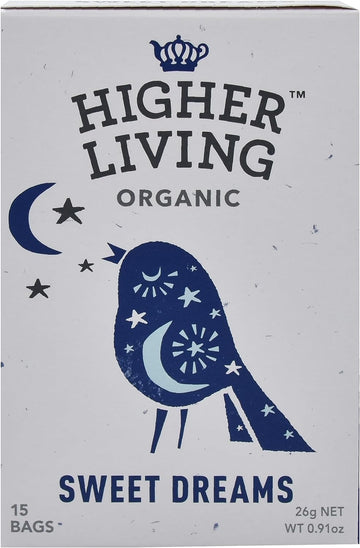 Higher Living Sweet Dreams Organic Mood Infusion - 15 bags - 4 Pack